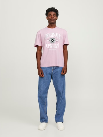 T-Shirt 'Lucca' JACK & JONES en rose