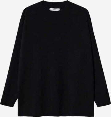 MANGO Пуловер 'Lotus' в черно: отпред