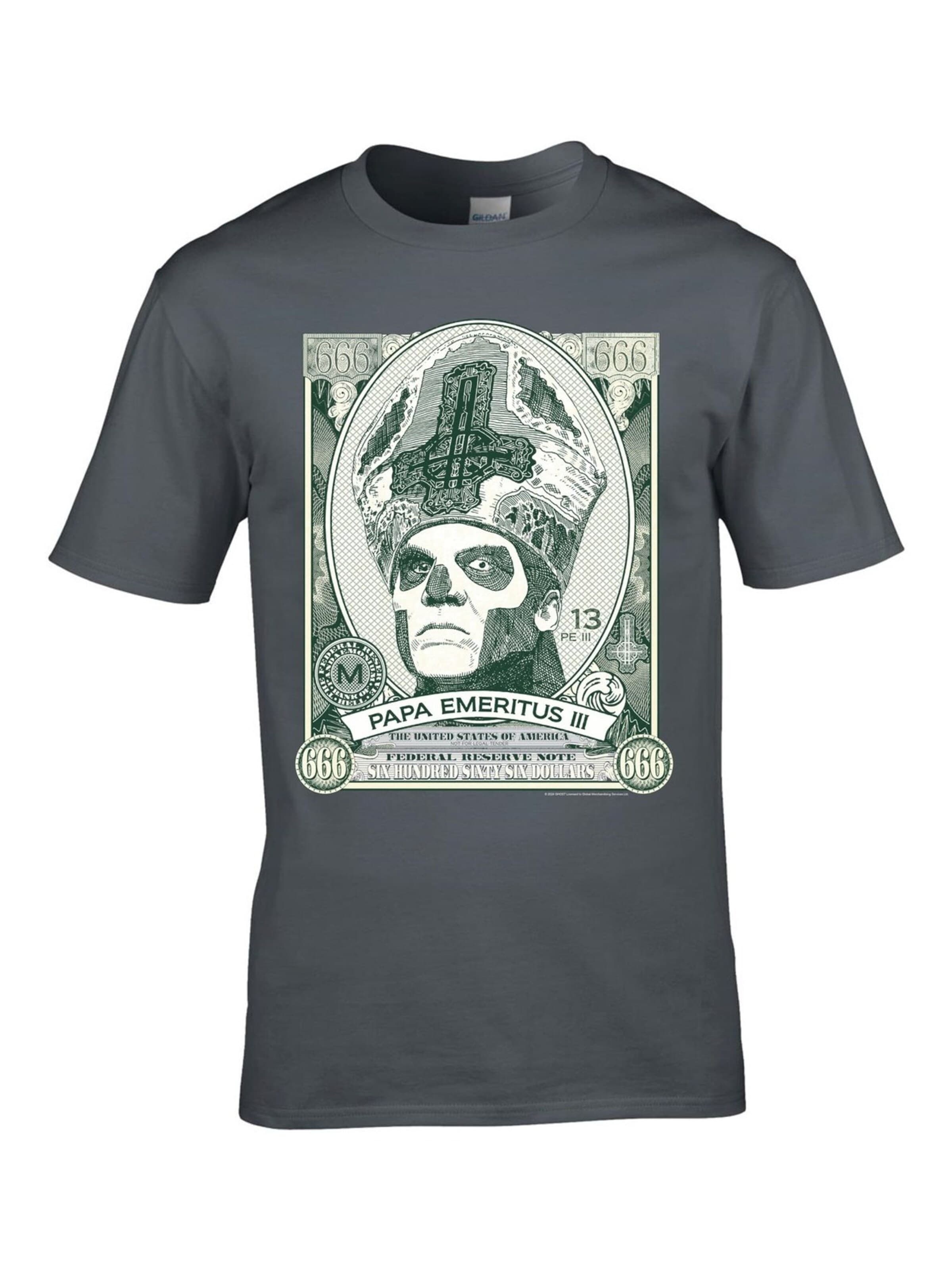 Ghost Shirt 'Ghost Papa Emetirus III' in Grey: front