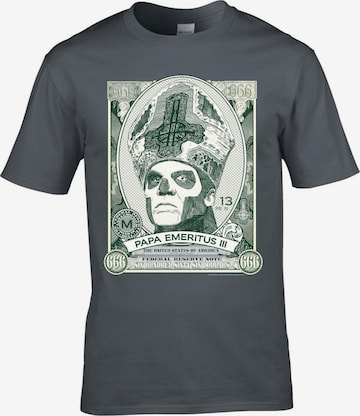 T-Shirt 'Ghost Papa Emetirus III' Ghost en gris : devant