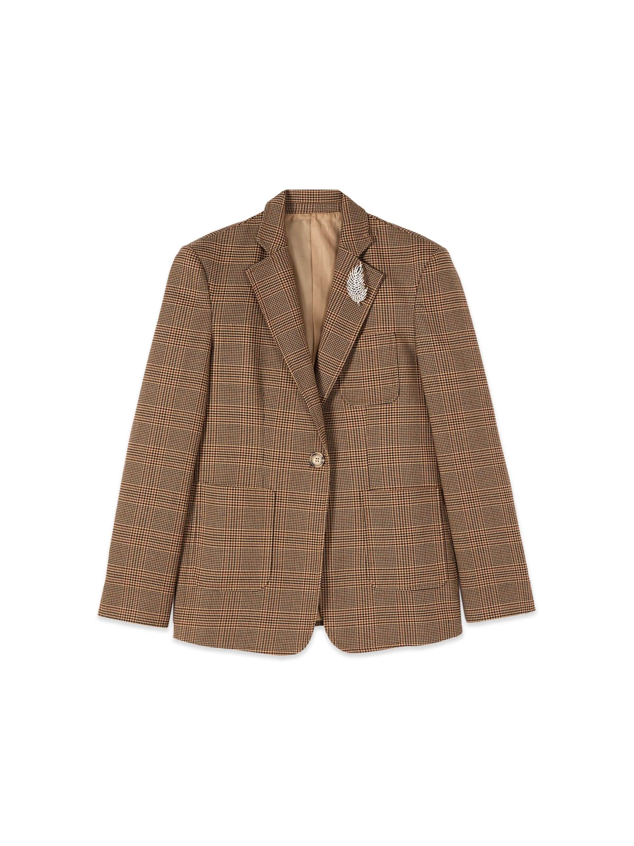 oltre - Blazer en marrón: frente