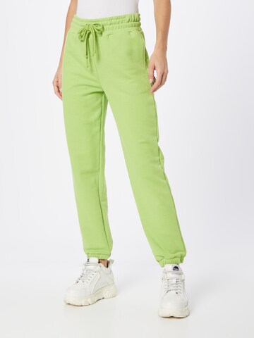 Effilé Pantalon Smith&Soul en vert : devant