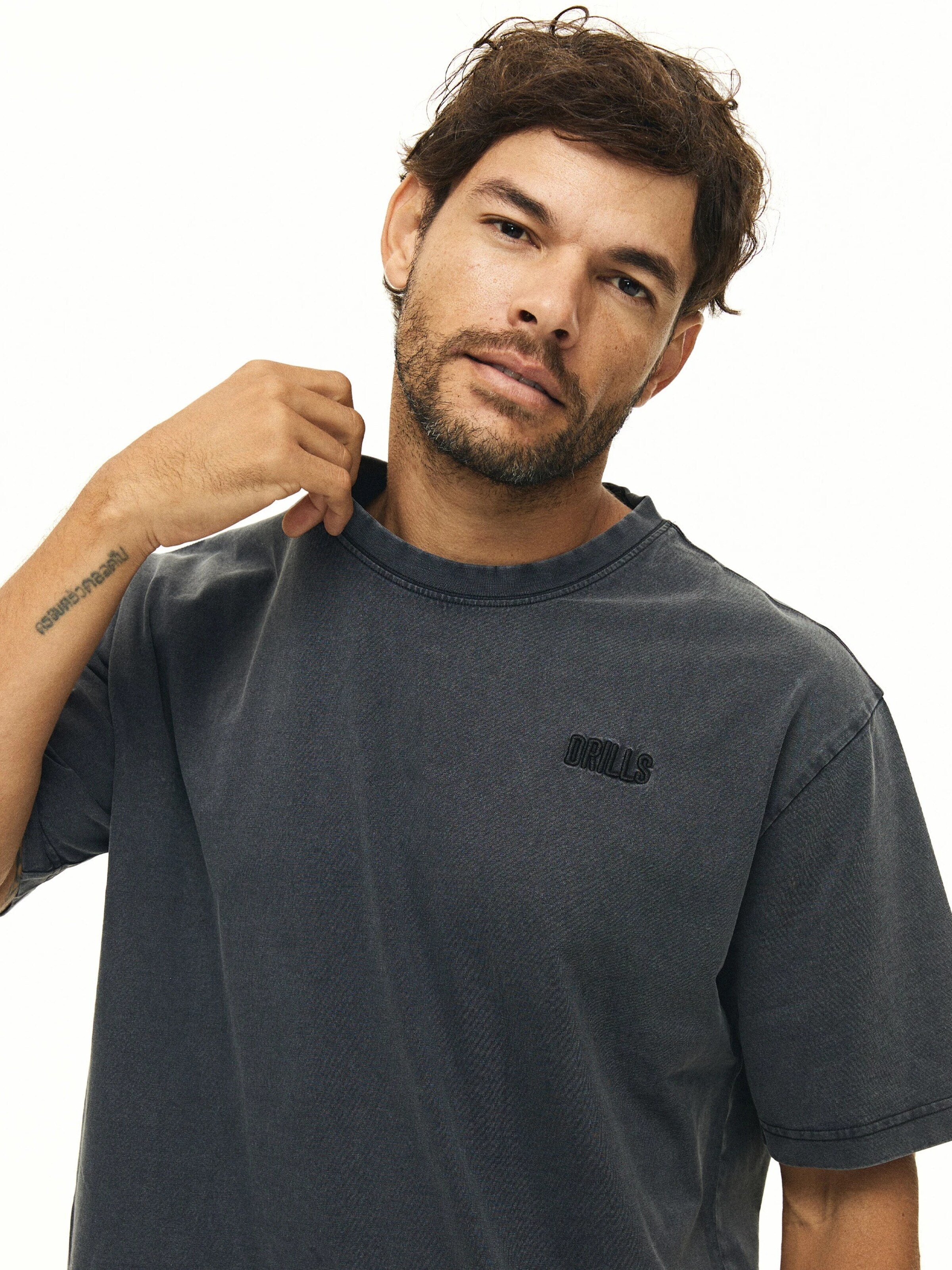 DRILLS Apparel Shirt 'RECREATION Core' in Grey