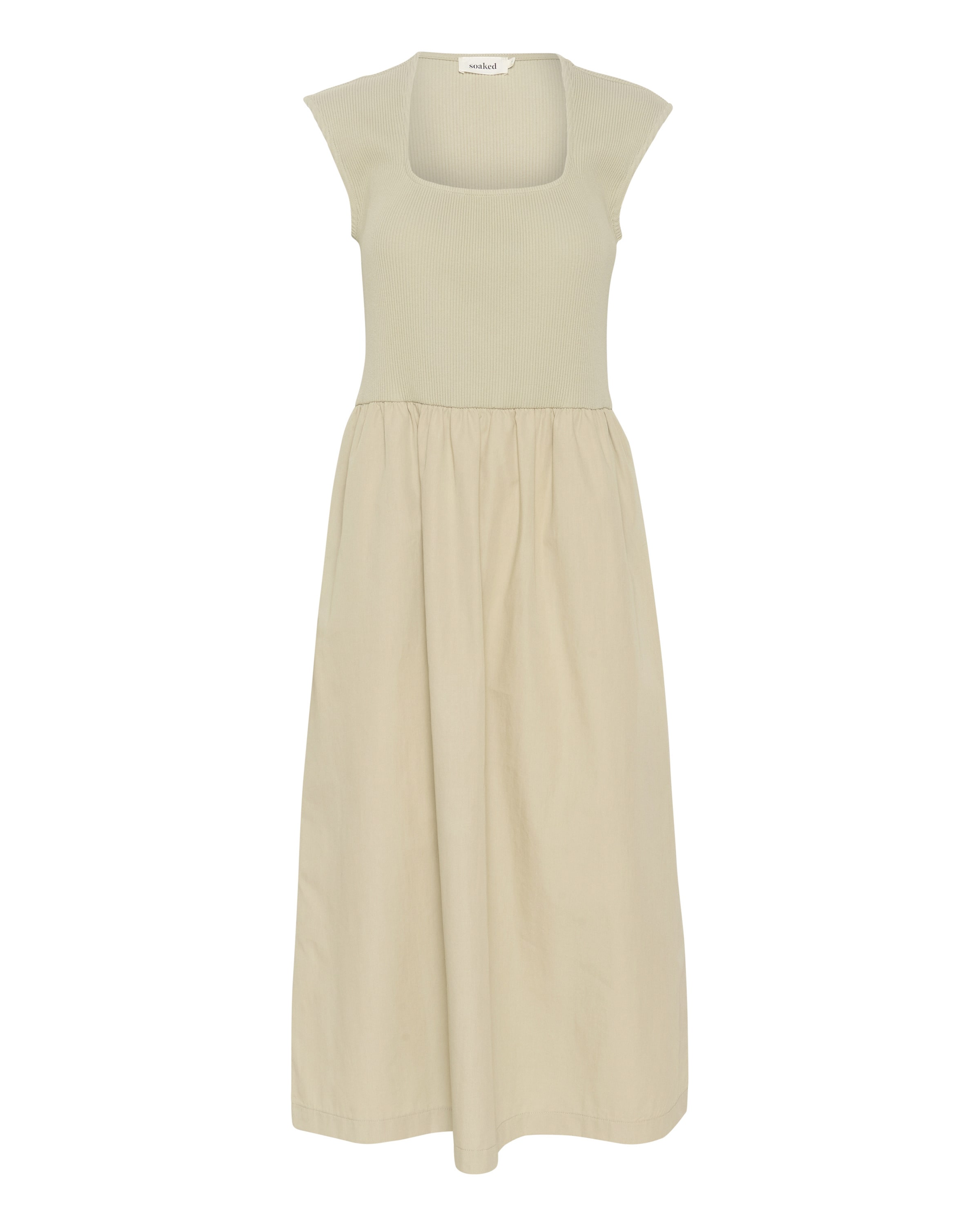 SOAKED IN LUXURY Klänning 'Simone' i grön: framsida