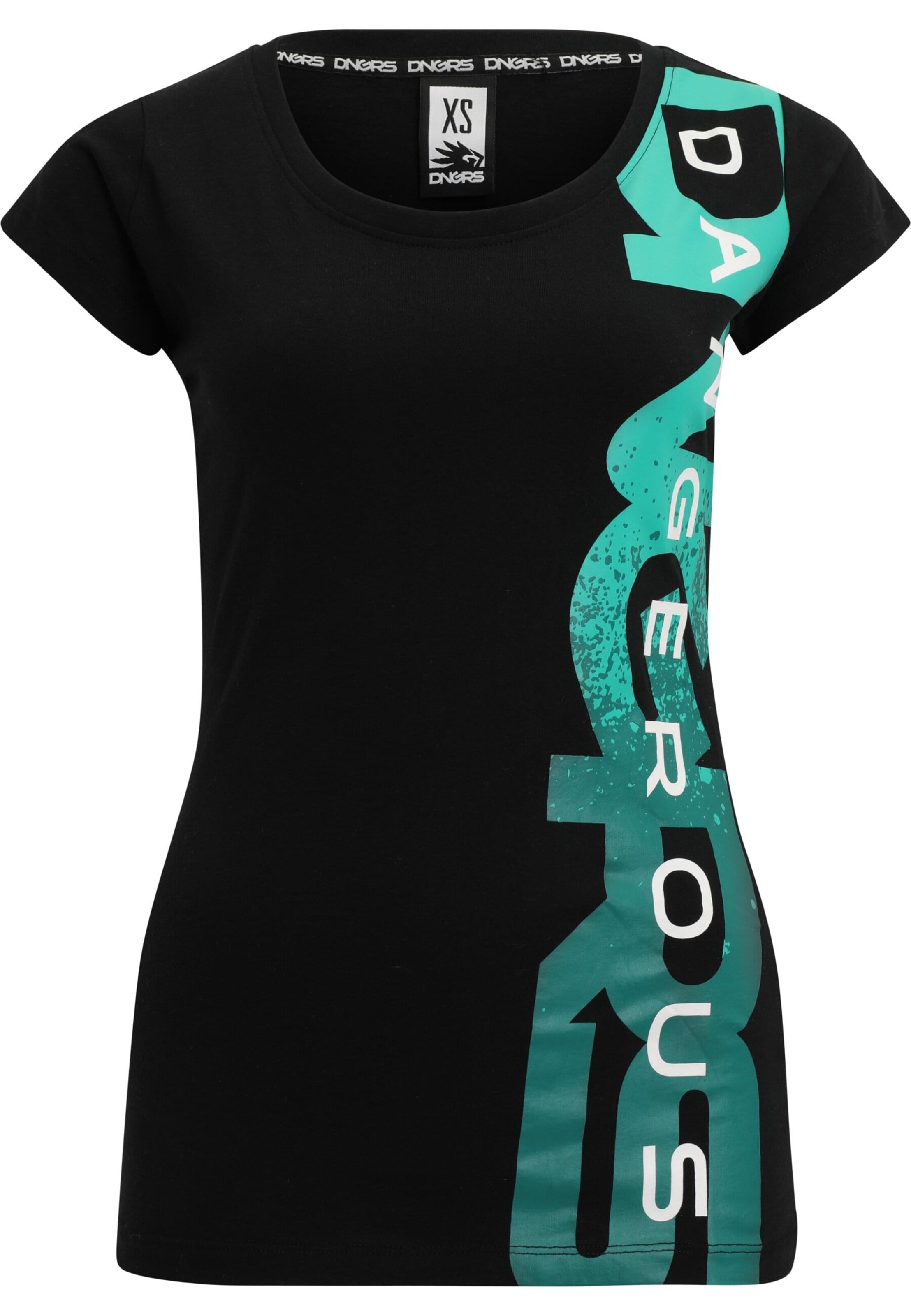 Dangerous DNGRS Tričko ' Hyena' - Čierna: predná strana