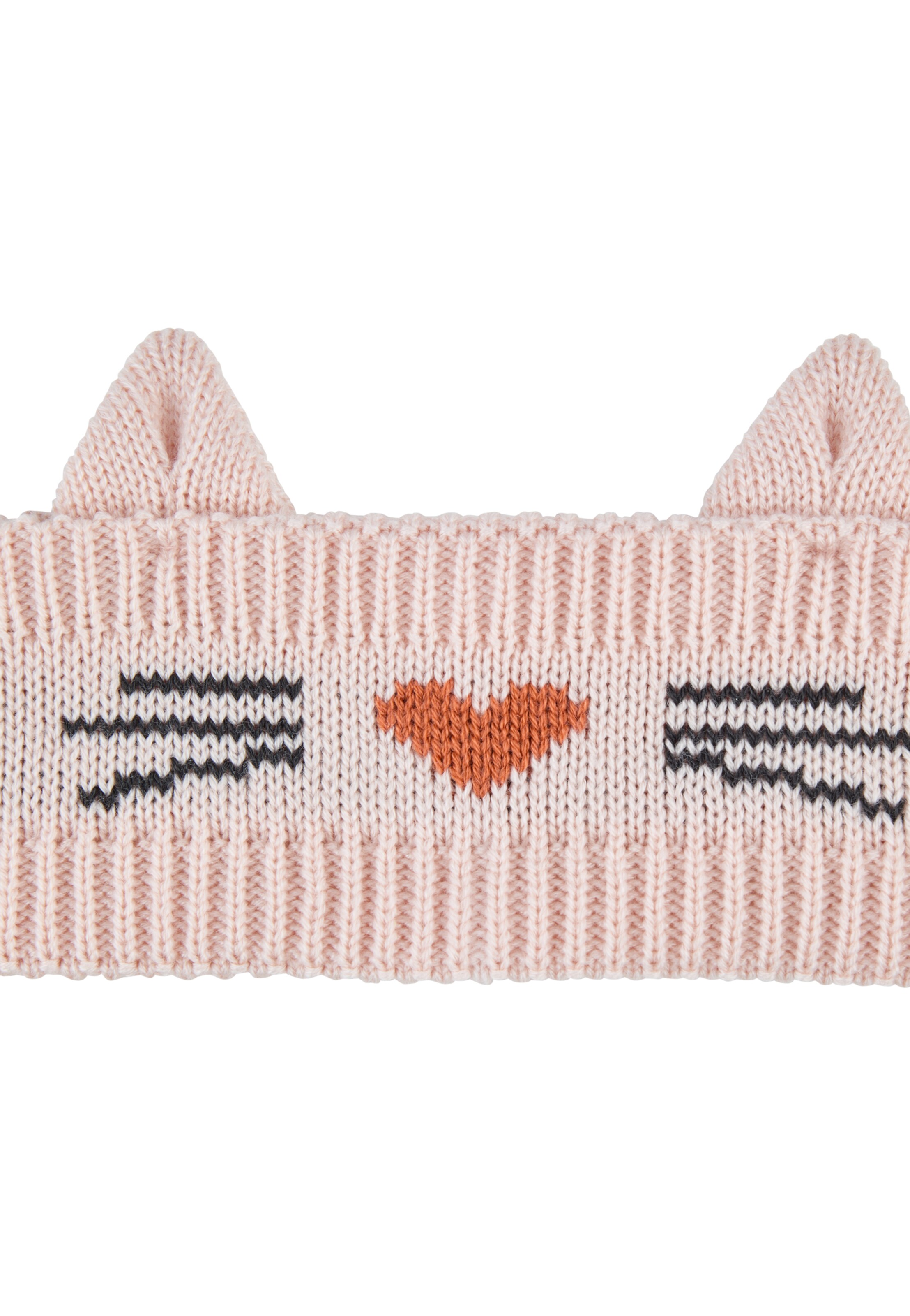 STERNTALER Beanie 'Katze' in Pink