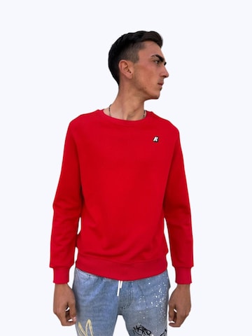 Sweat-shirt K-Way en gris : devant
