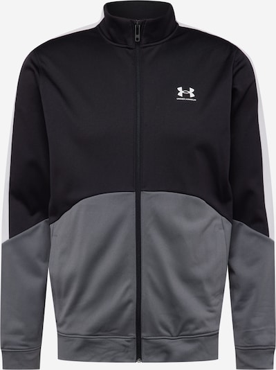 UNDER ARMOUR Sportiska tipa jaka, krāsa - pelēks / melns / balts, Preces skats