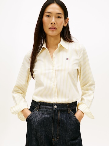 Chemisier TOMMY HILFIGER en jaune : devant