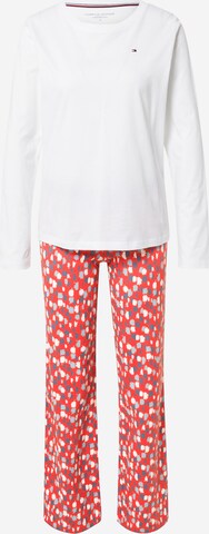 TOMMY HILFIGER Pyjama in Wit: voorkant