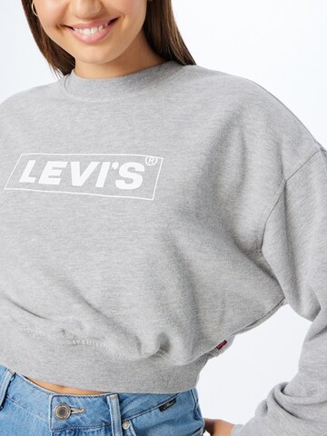 LEVI'S ®Sweater majica 'Graphic Laundry Crew' - siva boja