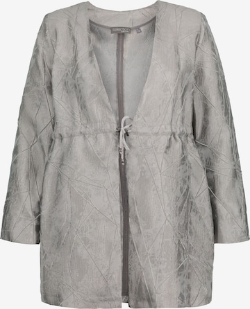 Ulla Popken Between-Season Jacket in Silver: front