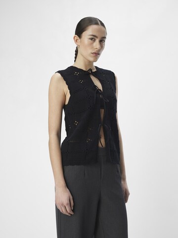 OBJECT Knitted Top in Black: front