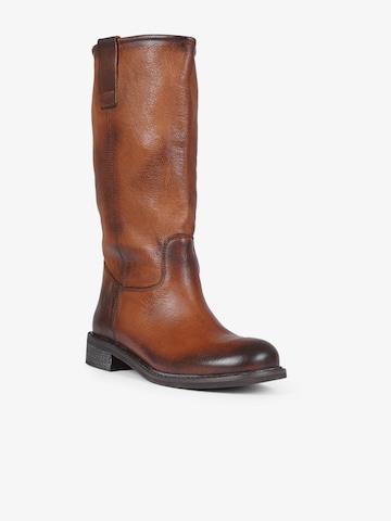 GISEL MOIRE - Botas em castanho: frente