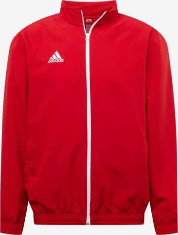 ADIDAS SPORTSWEAR Athletic Jacket 'Entrada 22' in Red: front