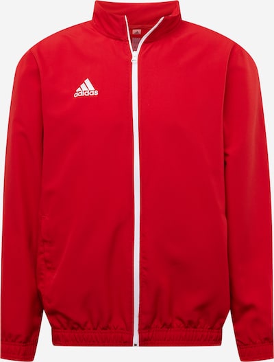 ADIDAS PERFORMANCE Sportska jakna 'Entrada 22' u crvena / bijela, Pregled proizvoda
