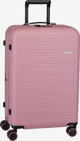 American Tourister Cart in Pink: front