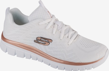 SKECHERS Sneaker low 'Skechers Graceful - Get Connected' in Weiß: Vorderseite