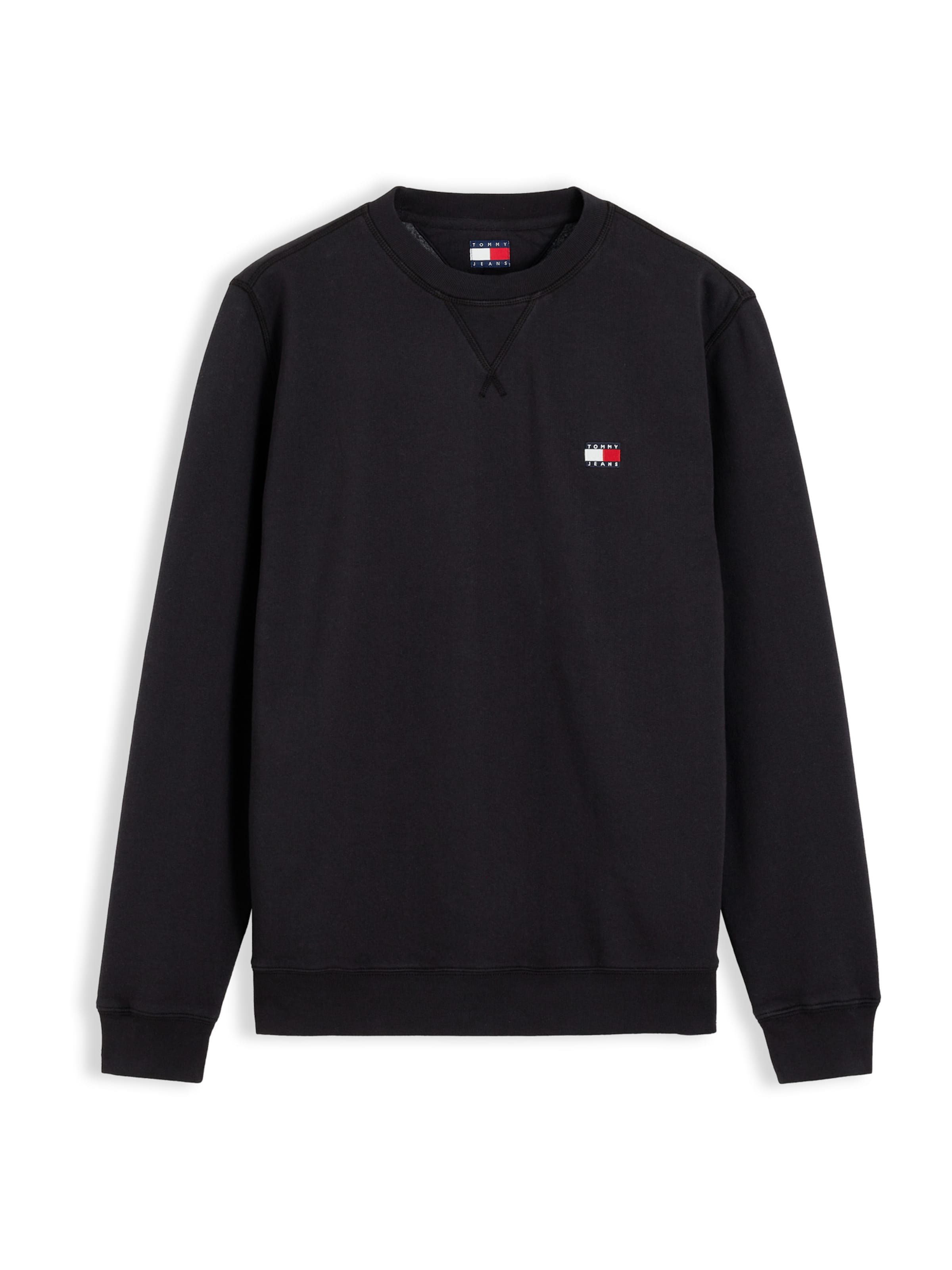Sweat-shirt Tommy Jeans en noir : devant