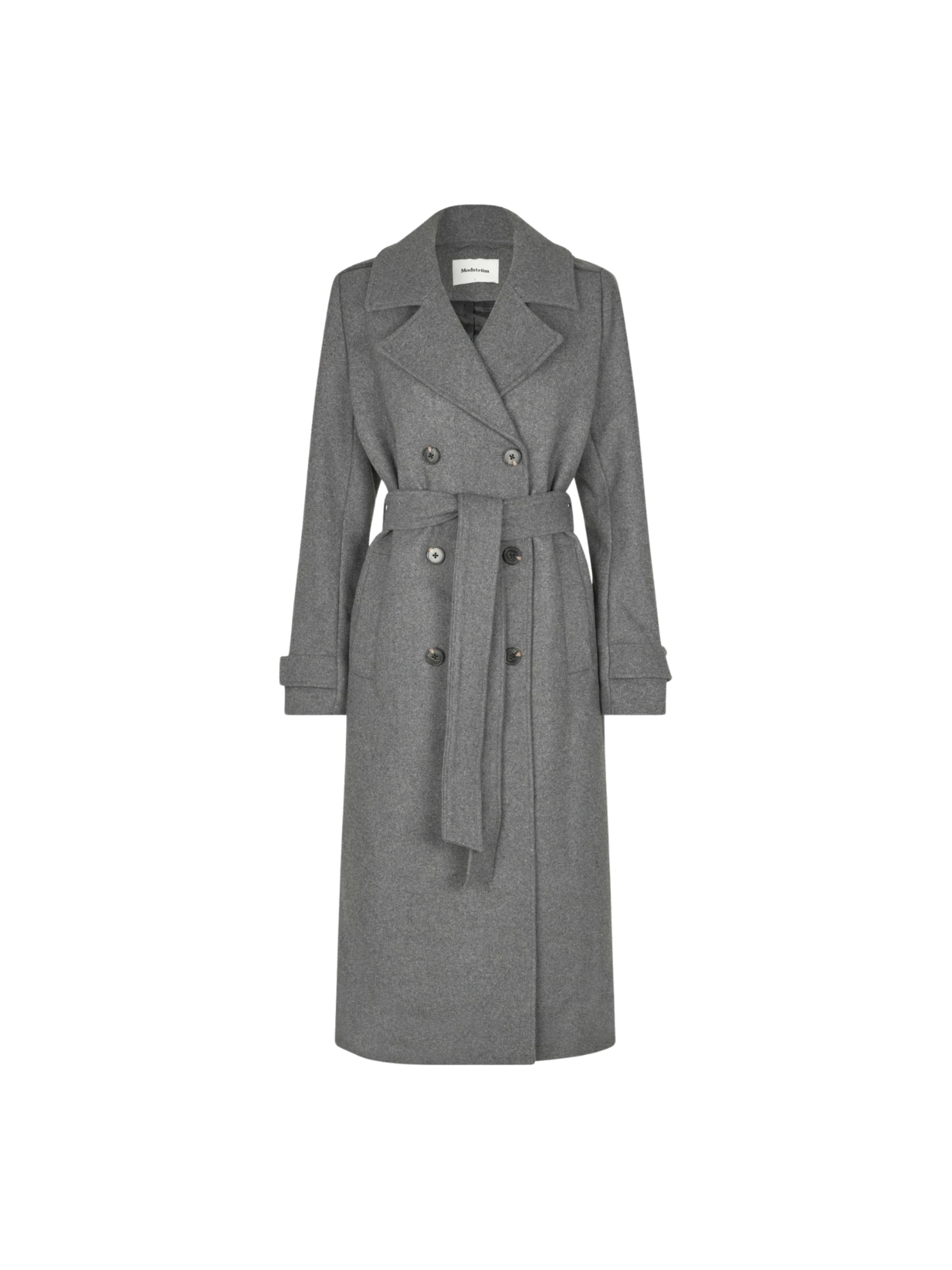 modström Coat ' ShayMD ' in Grau: Vorderseite