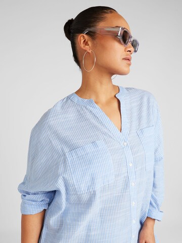 ONLY Carmakoma Blouse 'APELDOORN' in Blauw