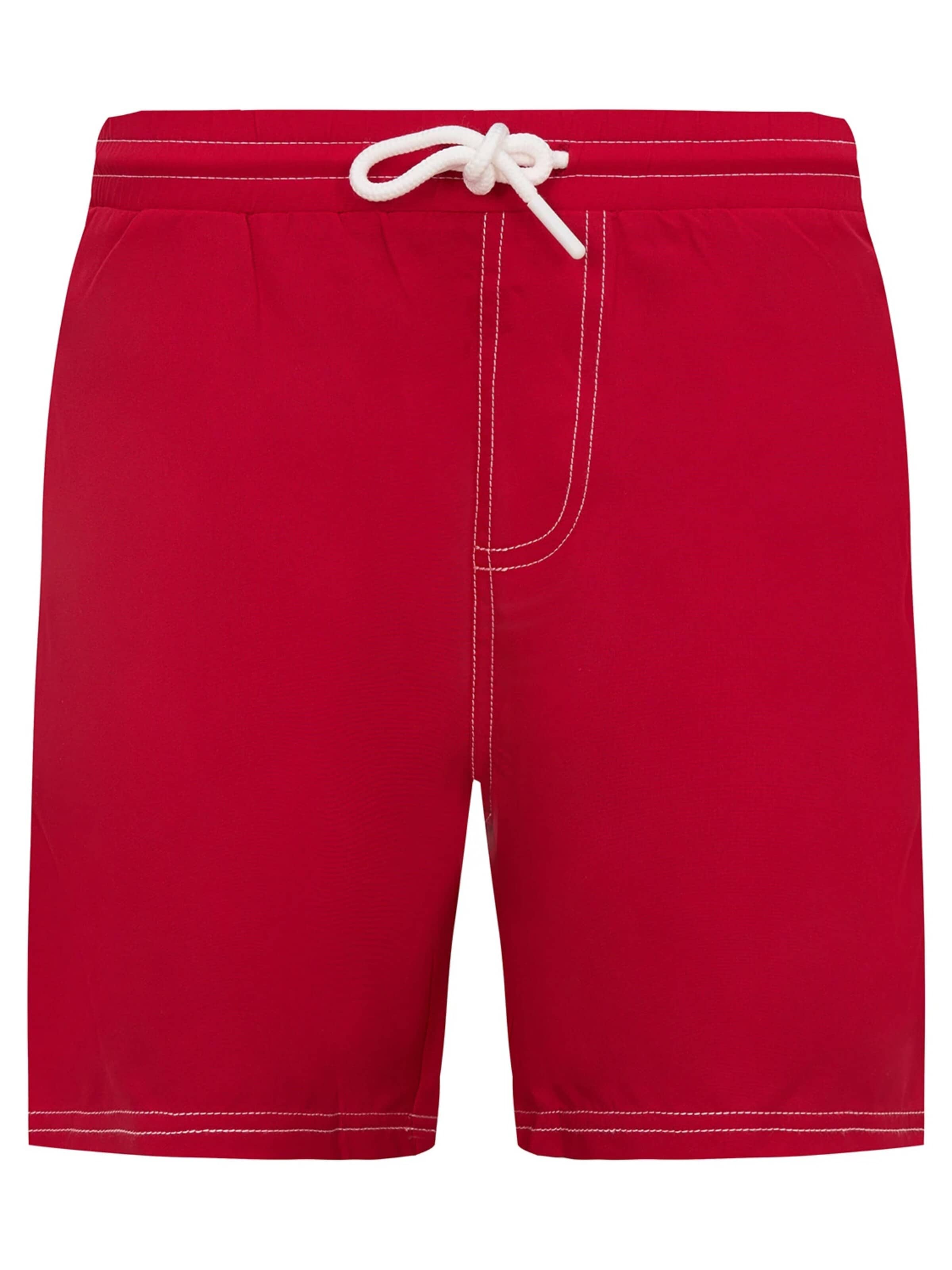 La V Swimming shorts 'Zwemshort Bali' in Red: front