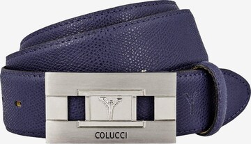 Ceinture 'Chiti' Carlo Colucci en bleu : devant