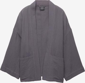 Pull&Bear Kimono värissä harmaa: etupuoli
