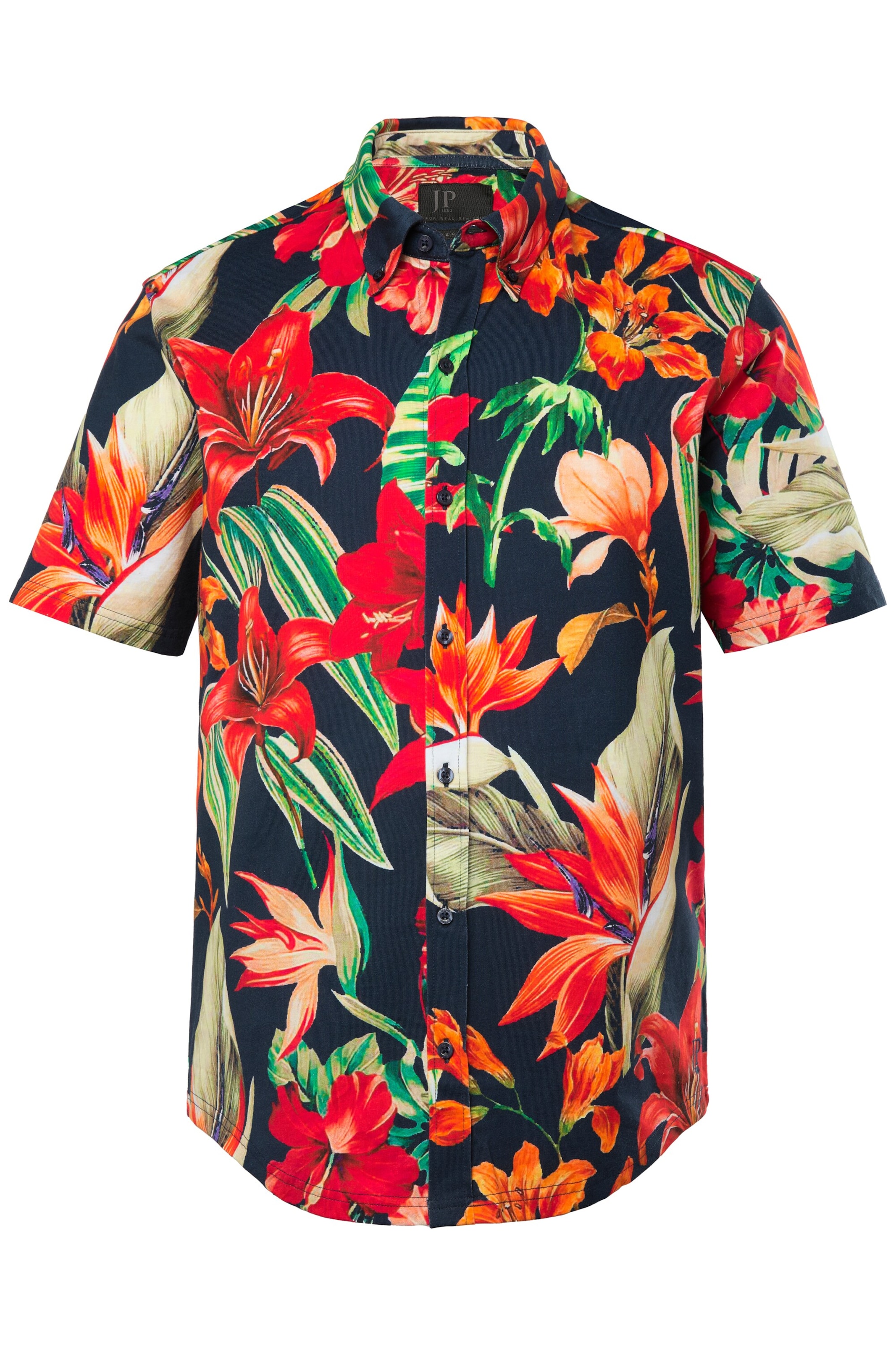 JP1880 Regular fit Button Up Shirt in Blue: front