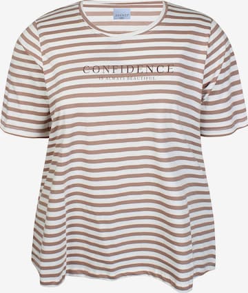 Zhenzi Shirt 'Karin 1429' in Braun: Vorderseite