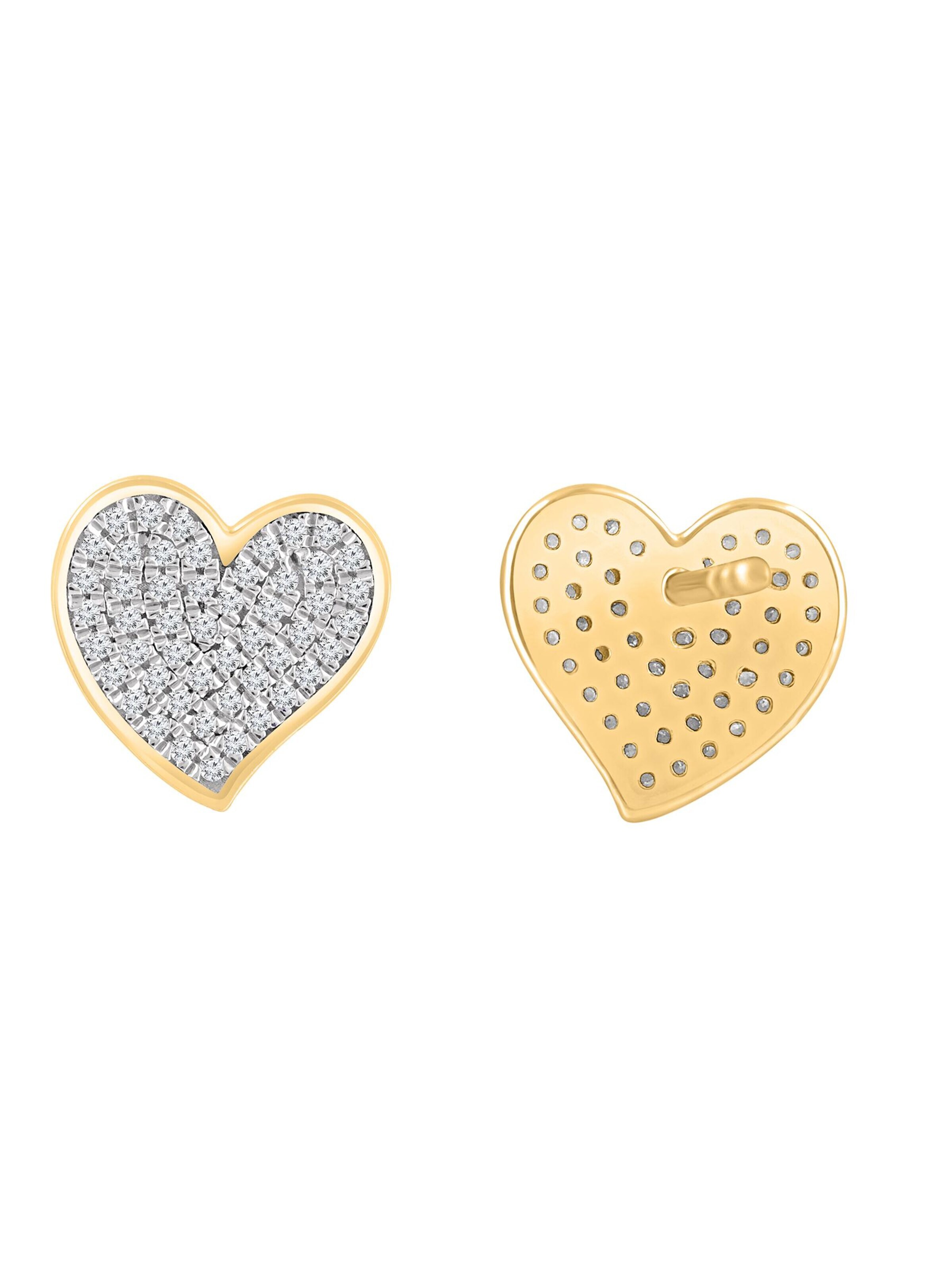 Diamant Exquis - Pendientes en oro
