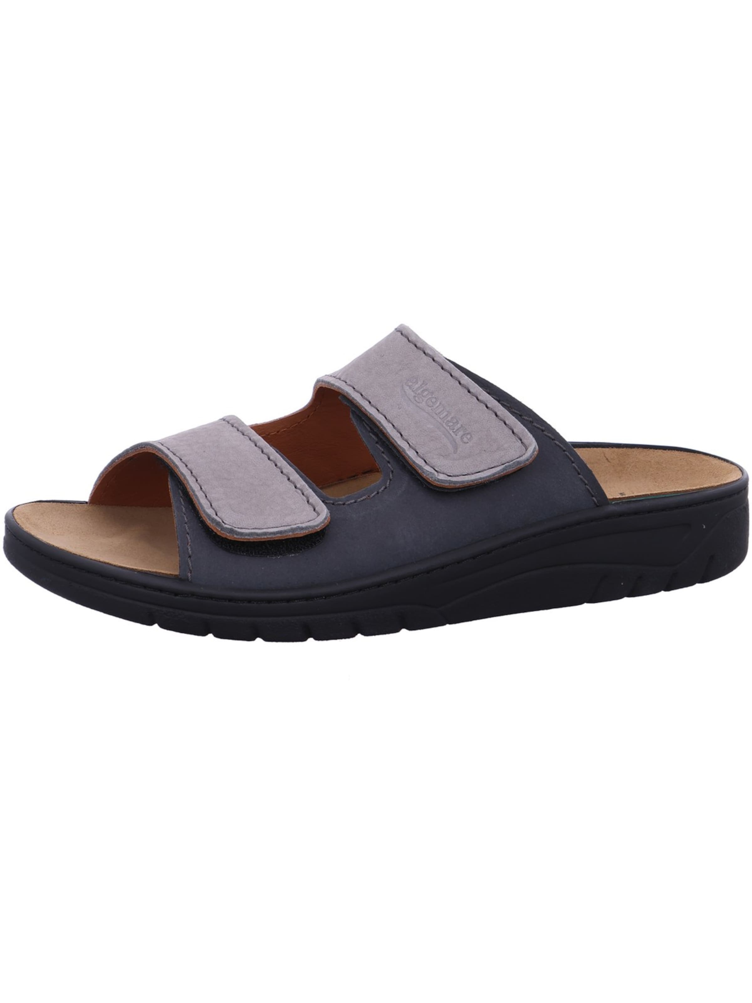 ALGEMARE Pantolette‌‌‌‌‌‌ in Grau: Vorderseite