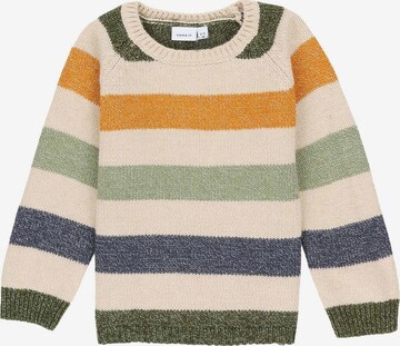 Pull-over 'motal' NAME IT en mélange de couleurs : devant