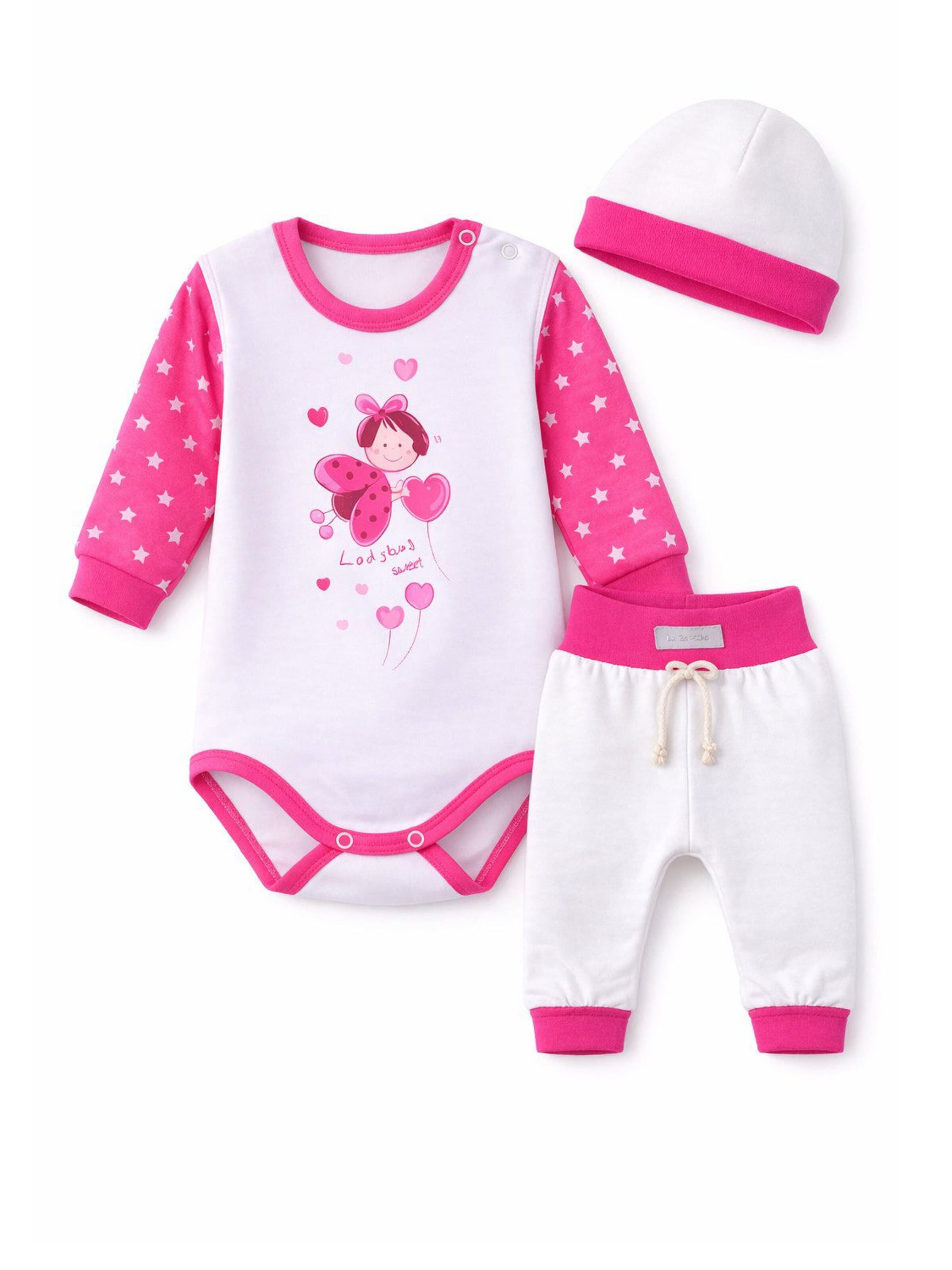La Bortini Set in 44-50 in Dark pink, Item view