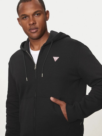 GUESS Sweatjacke‌‌‌‌‌‌ in Schwarz