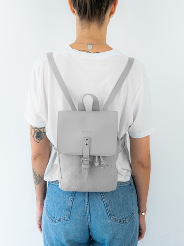 Expatrié - Mochila 'Anna Small Grey' em cinzento: frente