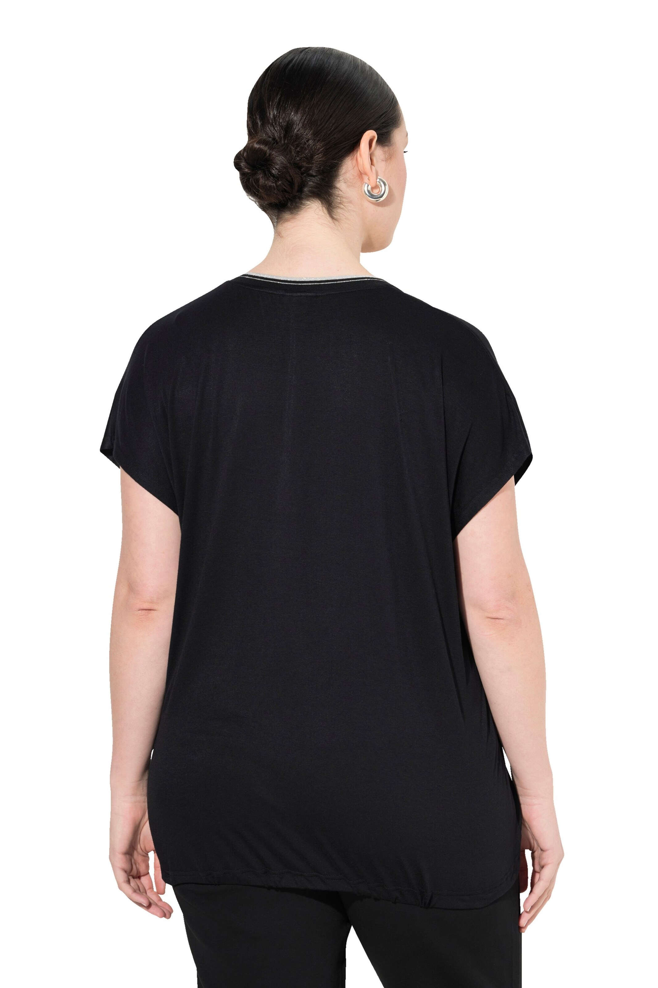 Ulla Popken Bluse in Schwarz