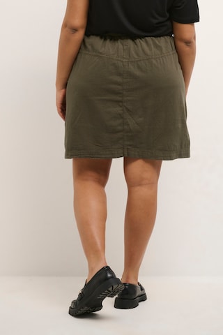 KAFFE CURVE Skirt 'Cnana' in Green