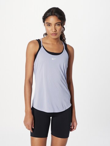 NIKE Sports Top in Blue: front