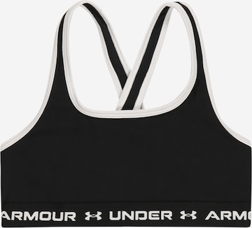 UNDER ARMOUR Korzetová podprsenka Sportovní spodní prádlo – černá: přední strana