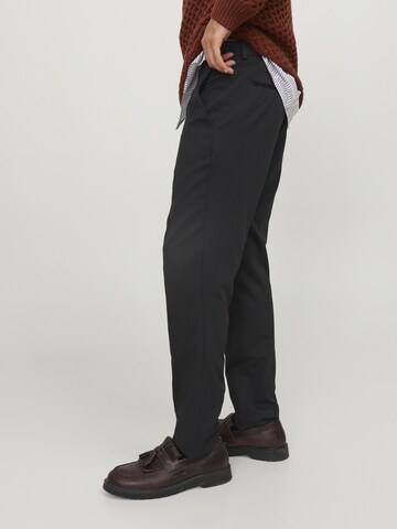 JACK & JONES Slim fit Pleated Pants 'JPRFRANCO TUX' in Black