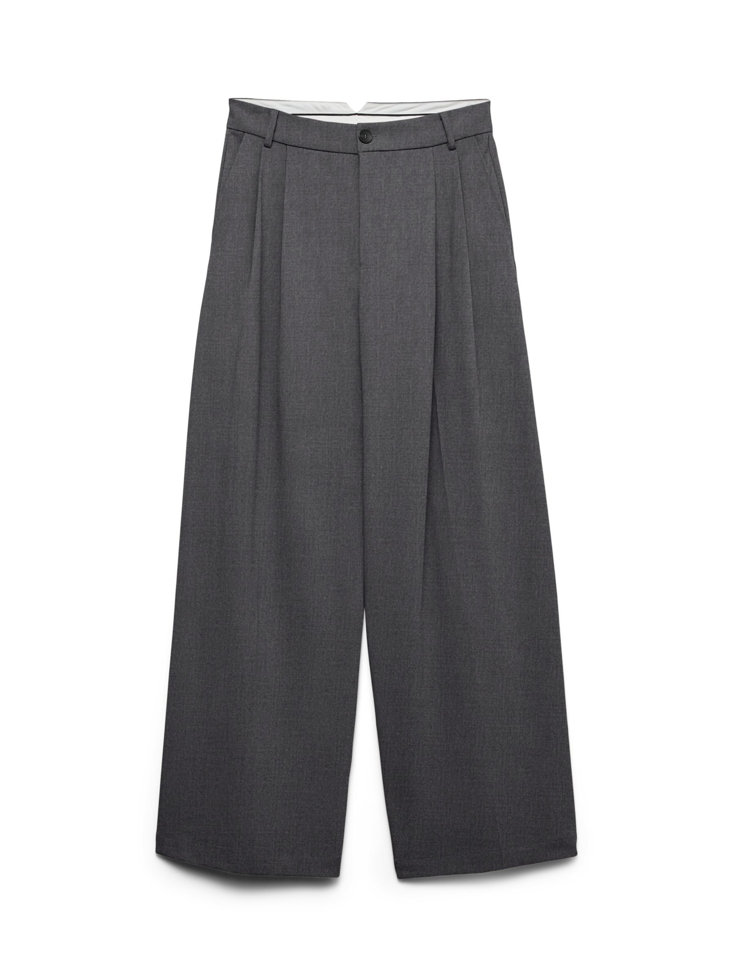 VERO MODA Pleat-front trousers 'VMStella' in Grey, Item view