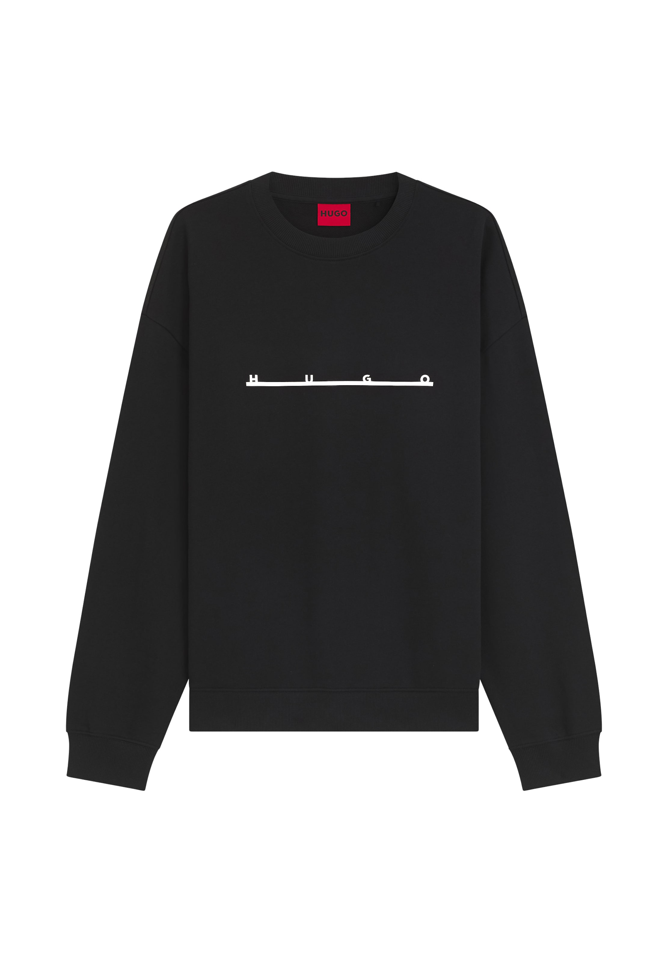 HUGO Sweatshirt 'Datri' in XS in Black / White, Item view
