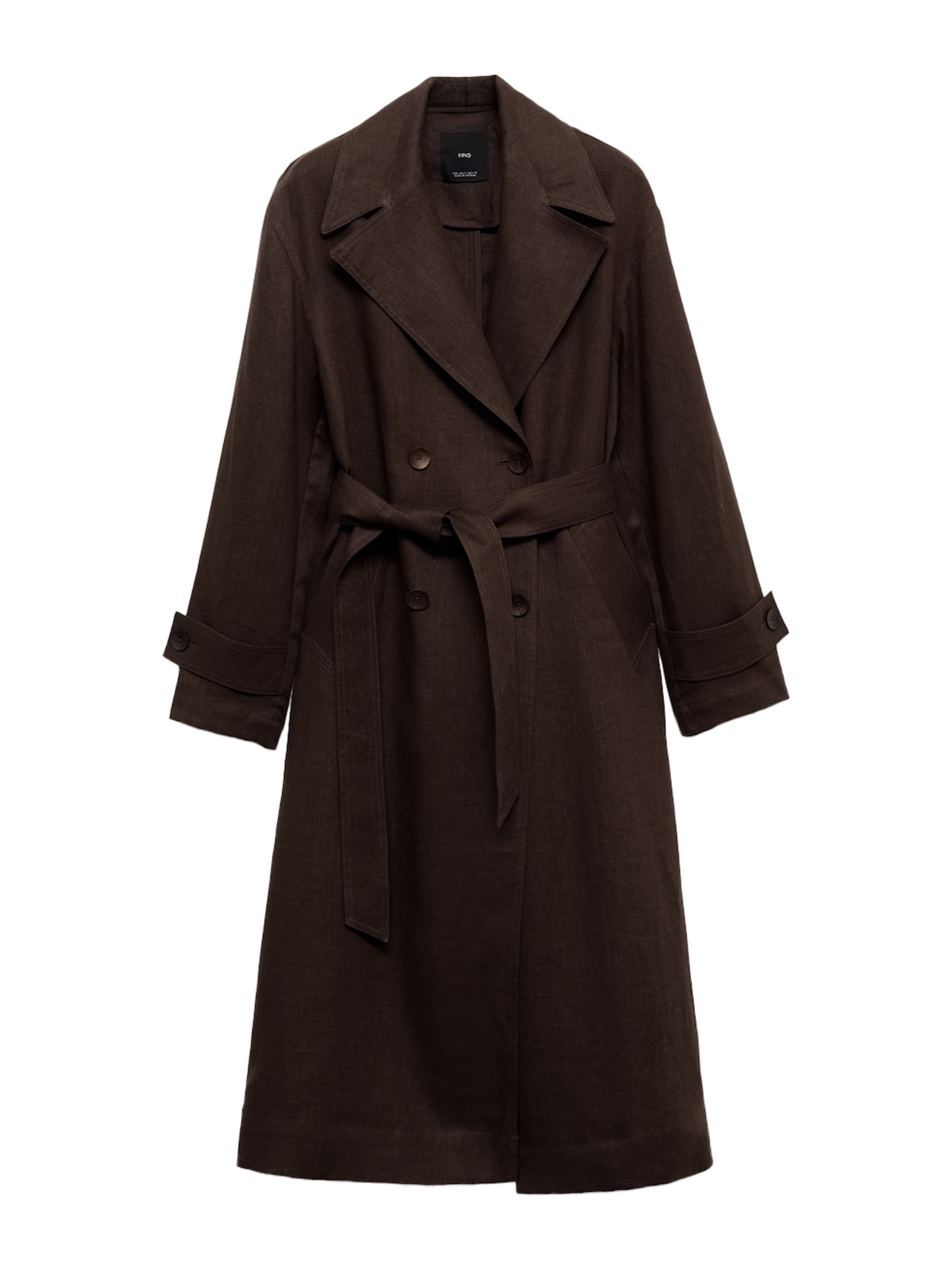 MANGO Between-seasons coat 'BEIRUT' in Brown: front