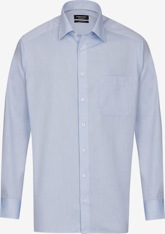 Coupe regular Chemise business JUPITER en bleu : devant