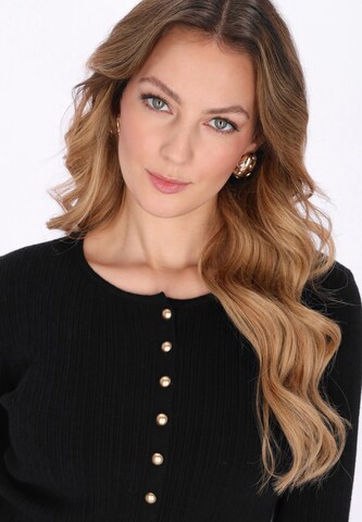 faina Strickjacke in Schwarz