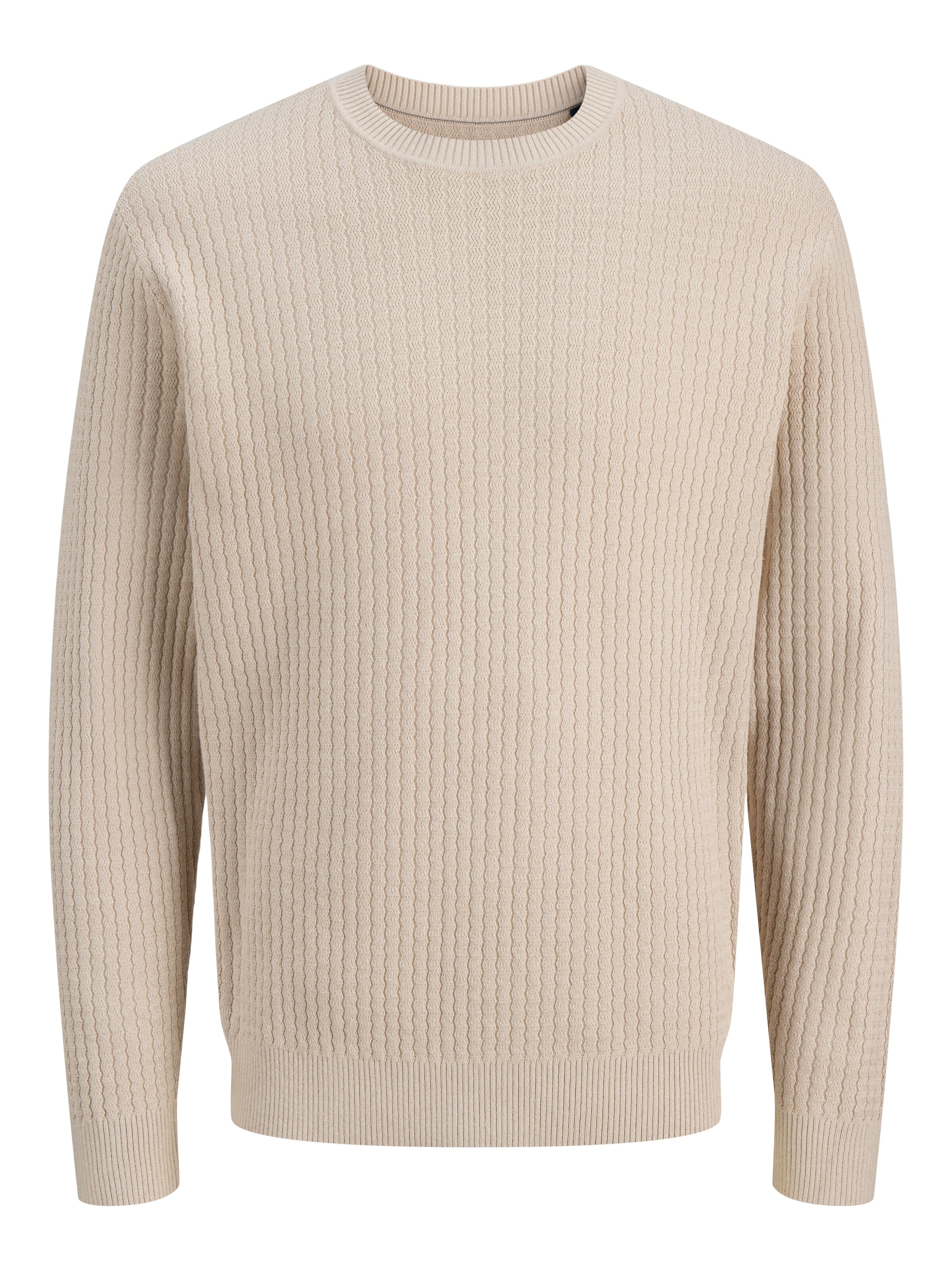 Jack & Jones Premium Sweater in Beige: front