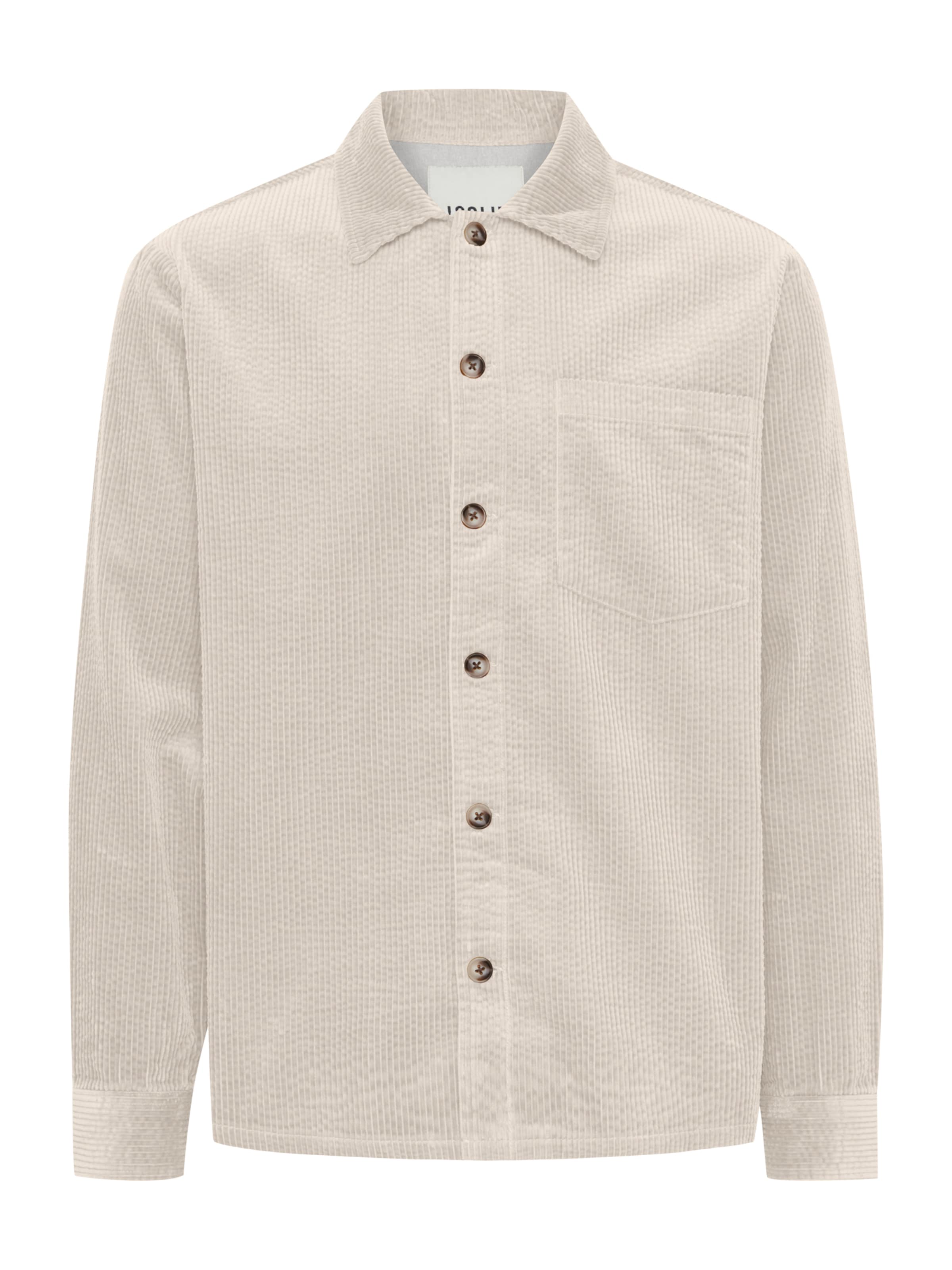 Chemise 'Ingvi' !Solid en beige : devant