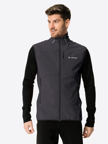 VAUDE Sportbodywarmer 'Larice' in Zwart: voorkant