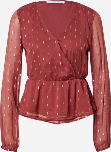 ABOUT YOU Blouse 'Esma' in Rusty red / Silver, Item view